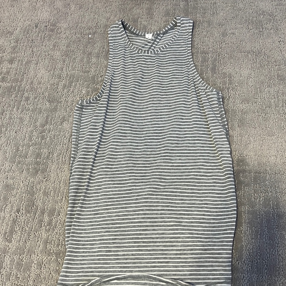 Cute and comfortable work out to you with a cut out in the back